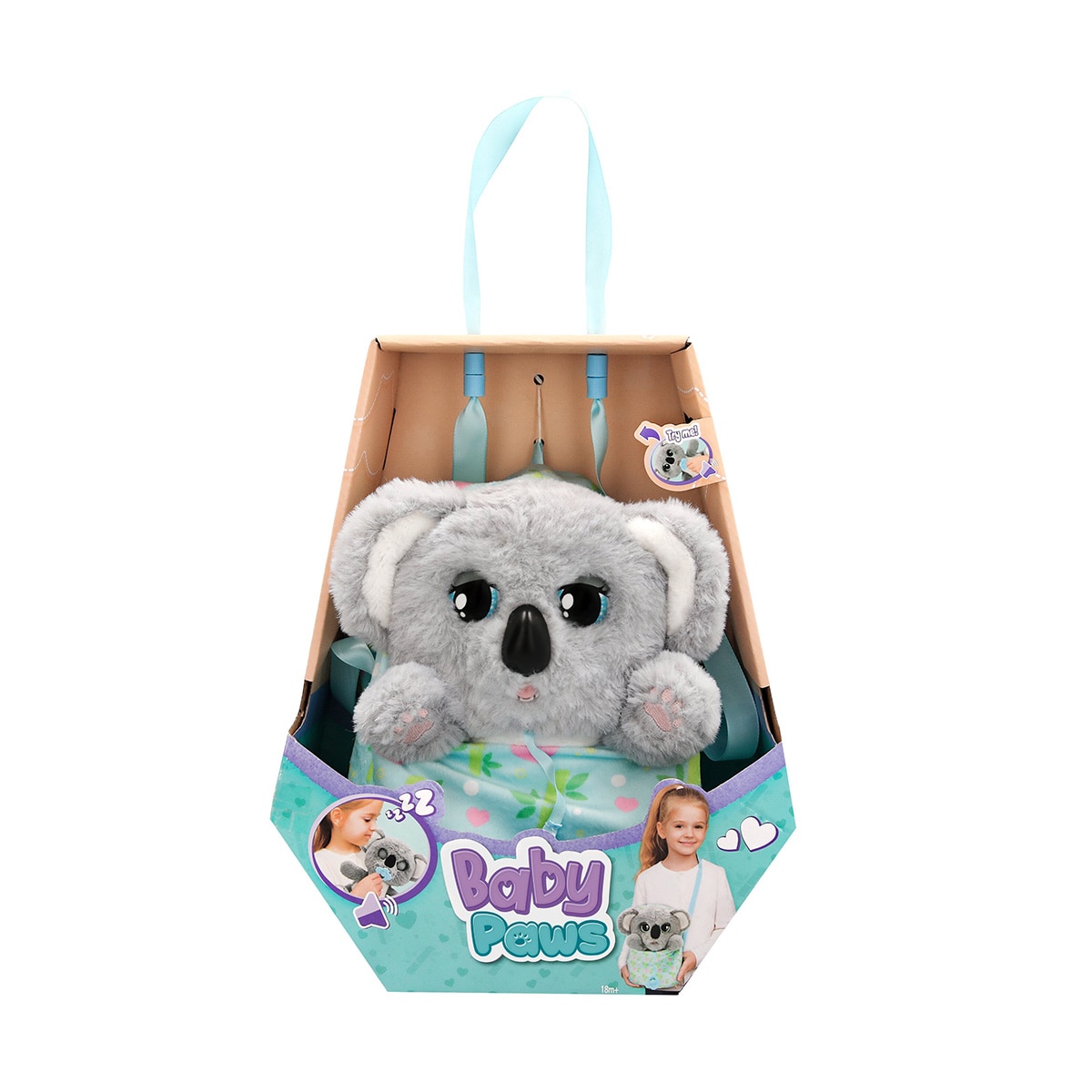 Peluche Baby Paws Koala incluye 2 Accesorios y emite sonidos Imc Toys 4