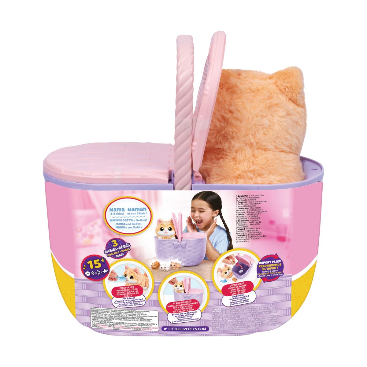 Set de juego Mama Surprise Kitty Little Live Pets Little Live Pets 5