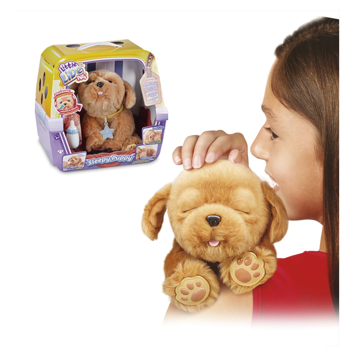 Imagen 0 de Peluche interactivo Perrito Sleepy Puppy Little Live Pets FAMOSA