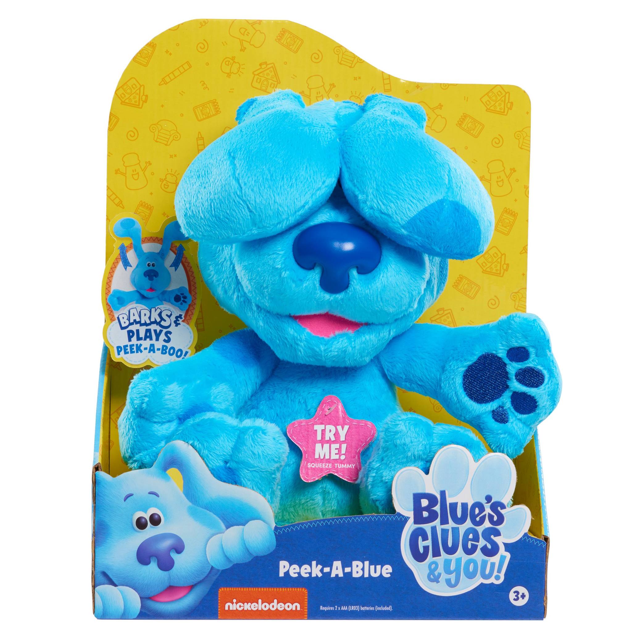Peluche Pistas de Blue y Tú-Peek A Boo Plush Blues Clues 3