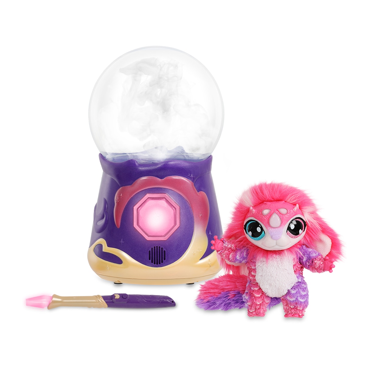 My Magic Mixie – Peluche Pink y bola mágica Magic Mixies Crystal Ball My Magic Mixie.