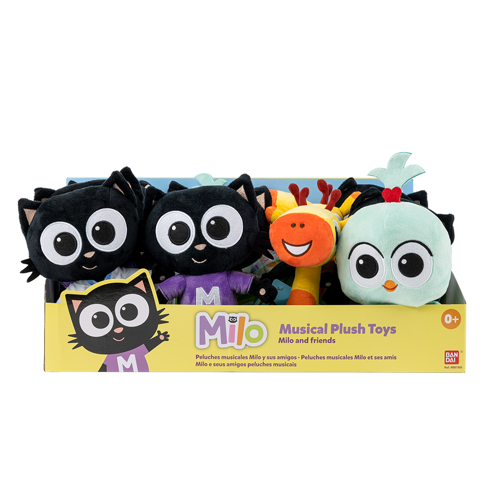 Peluches musicales Milo y sus amigos 12