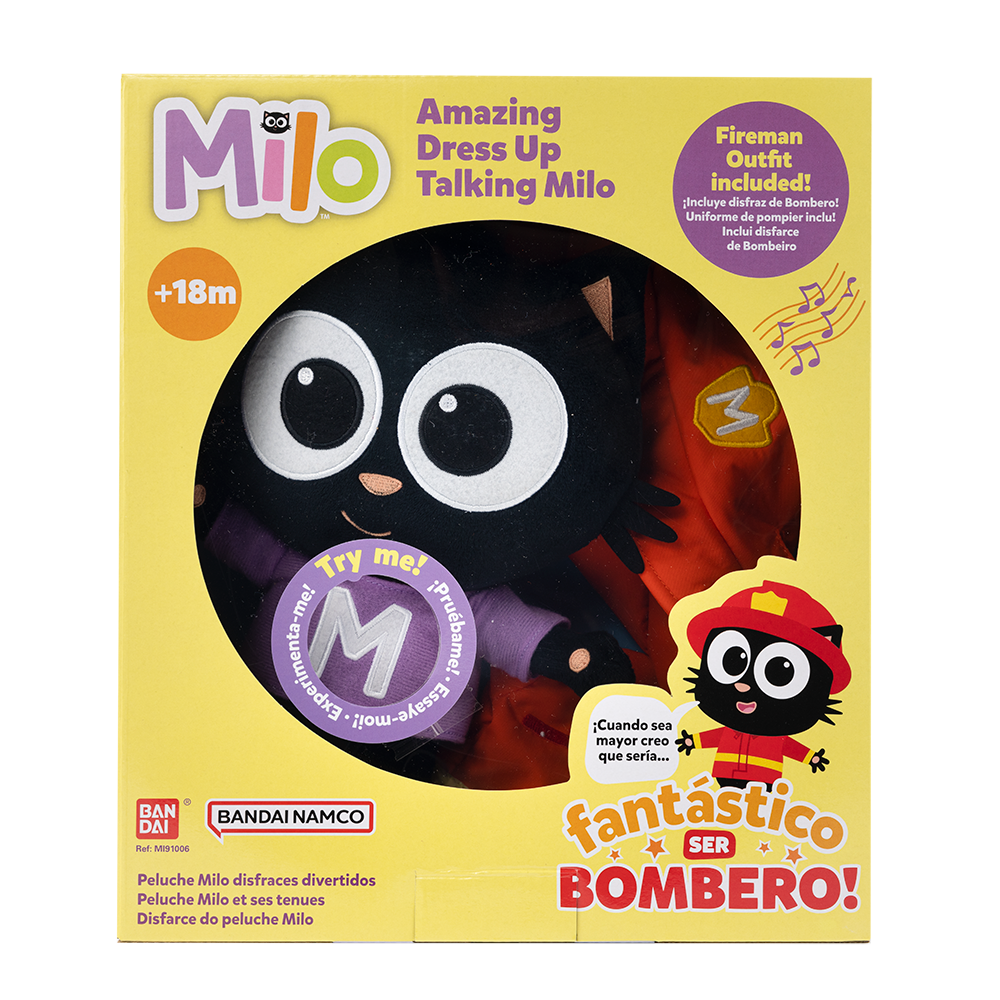 Peluches musicales Milo disfraces divertidos 2