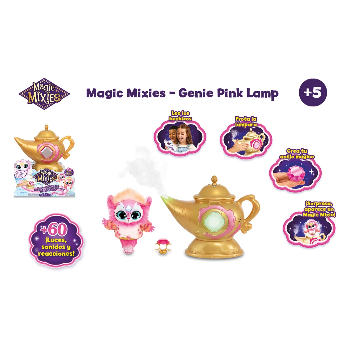Magic Mixies Lampara Pink 2