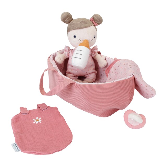 Peluche bebé rosa Little Dutch