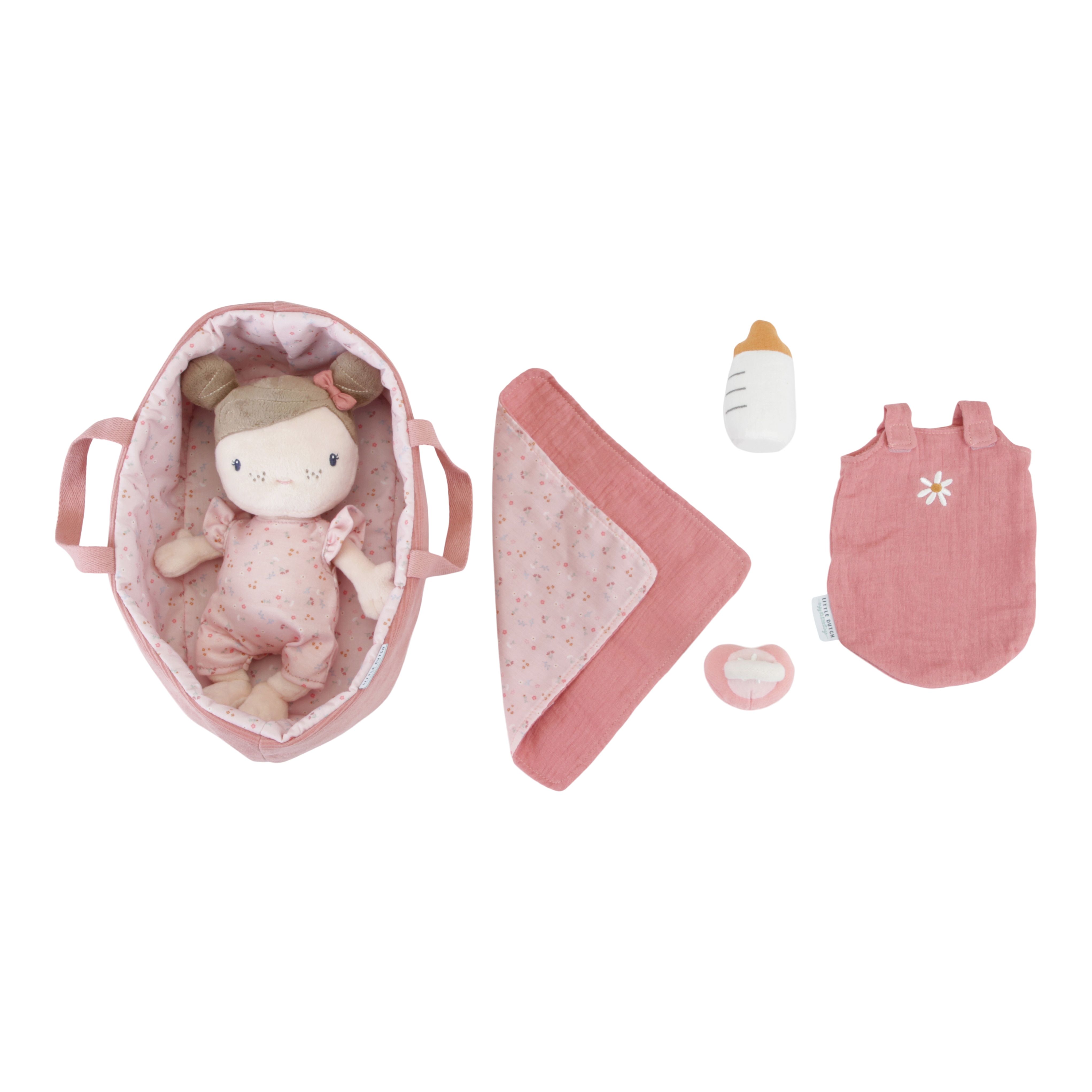 Muñeca bebé rosa Little Dutch 3