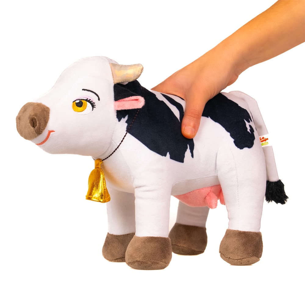 Peluche musical juguete de la Vaca Lola La Granja de Zenón BANDAI 2
