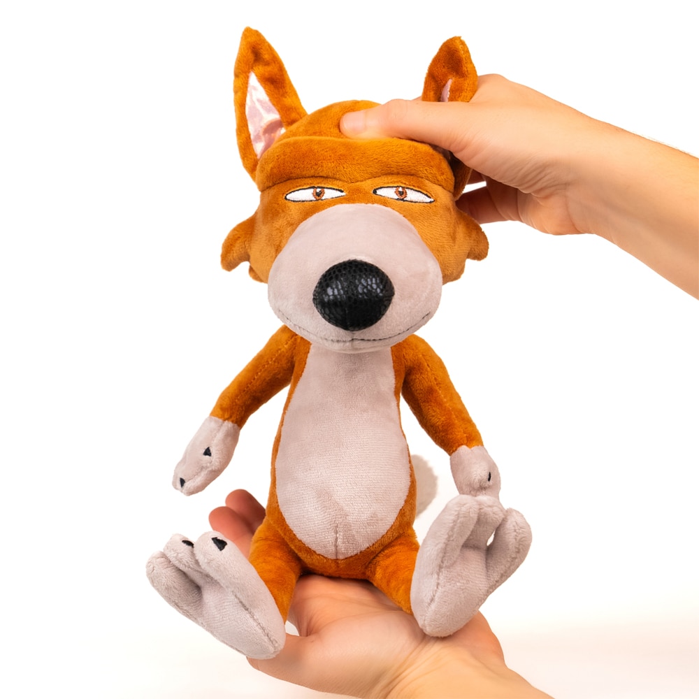 Peluche de juguete Lobo Beto La Granja de Zenón BANDAI 2