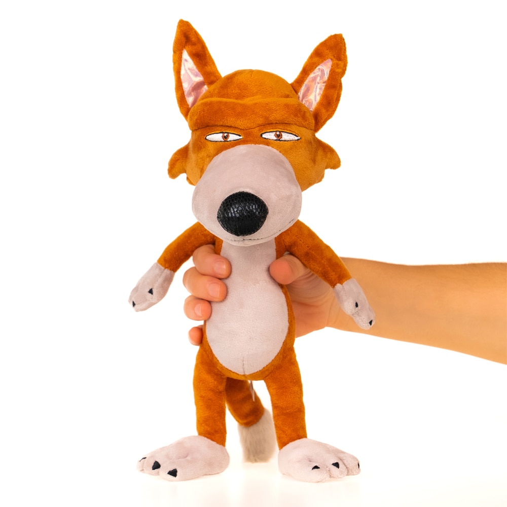 Peluche de juguete Lobo Beto La Granja de Zenón BANDAI 3