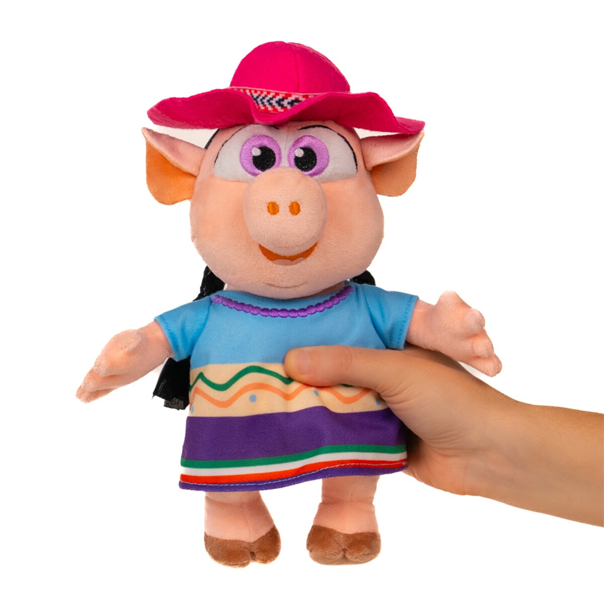 Peluche de juguete Sra. Pancha La Granja de Zenón BANDAI 4