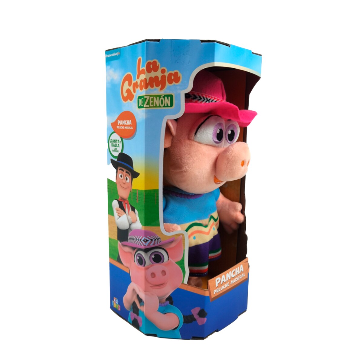 Peluche de juguete Sra. Pancha La Granja de Zenón BANDAI 5