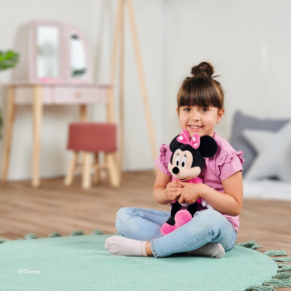 Peluche Minnie rosa 35 cm 6