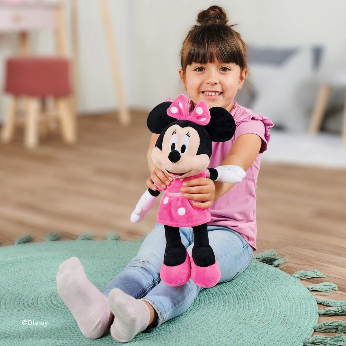 Peluche Minnie rosa 35 cm 7