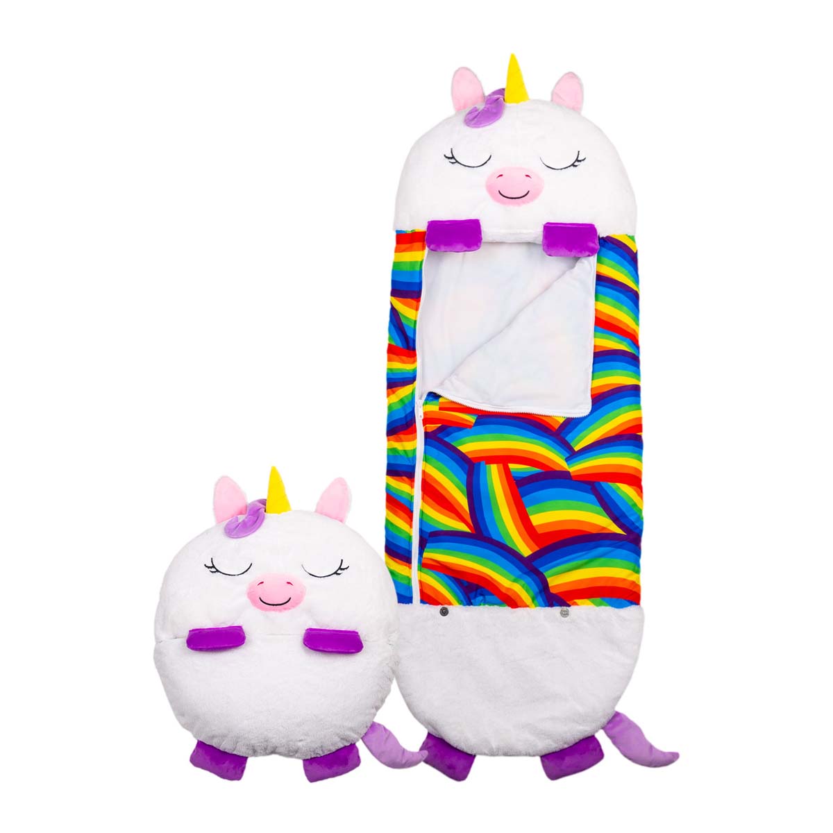 Dormi Locos - Peluches Grandes Unicórnio Branco - 167 cm x 76 cm 3