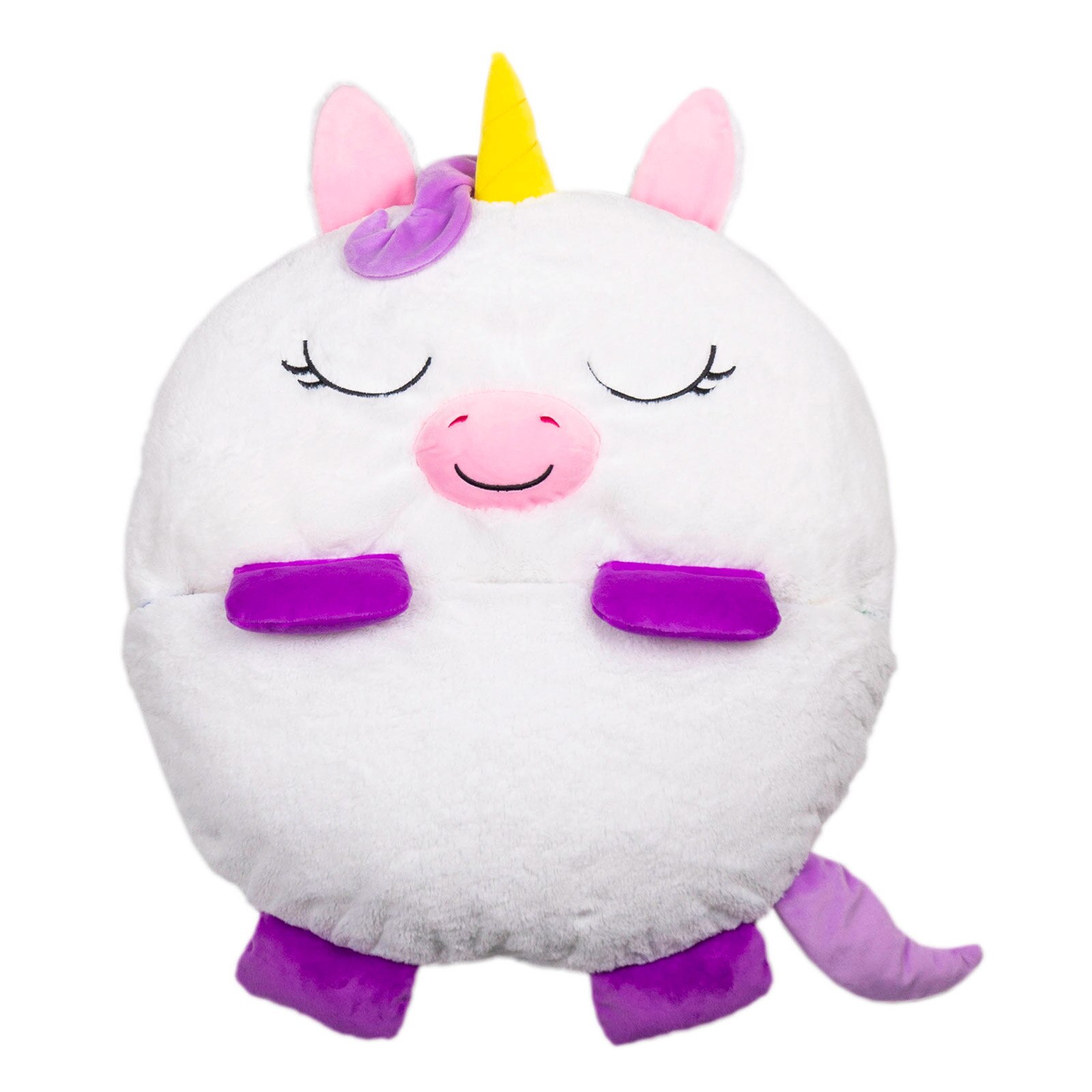 Dormi Locos - Peluches Grandes Unicórnio Branco - 167 cm x 76 cm 4