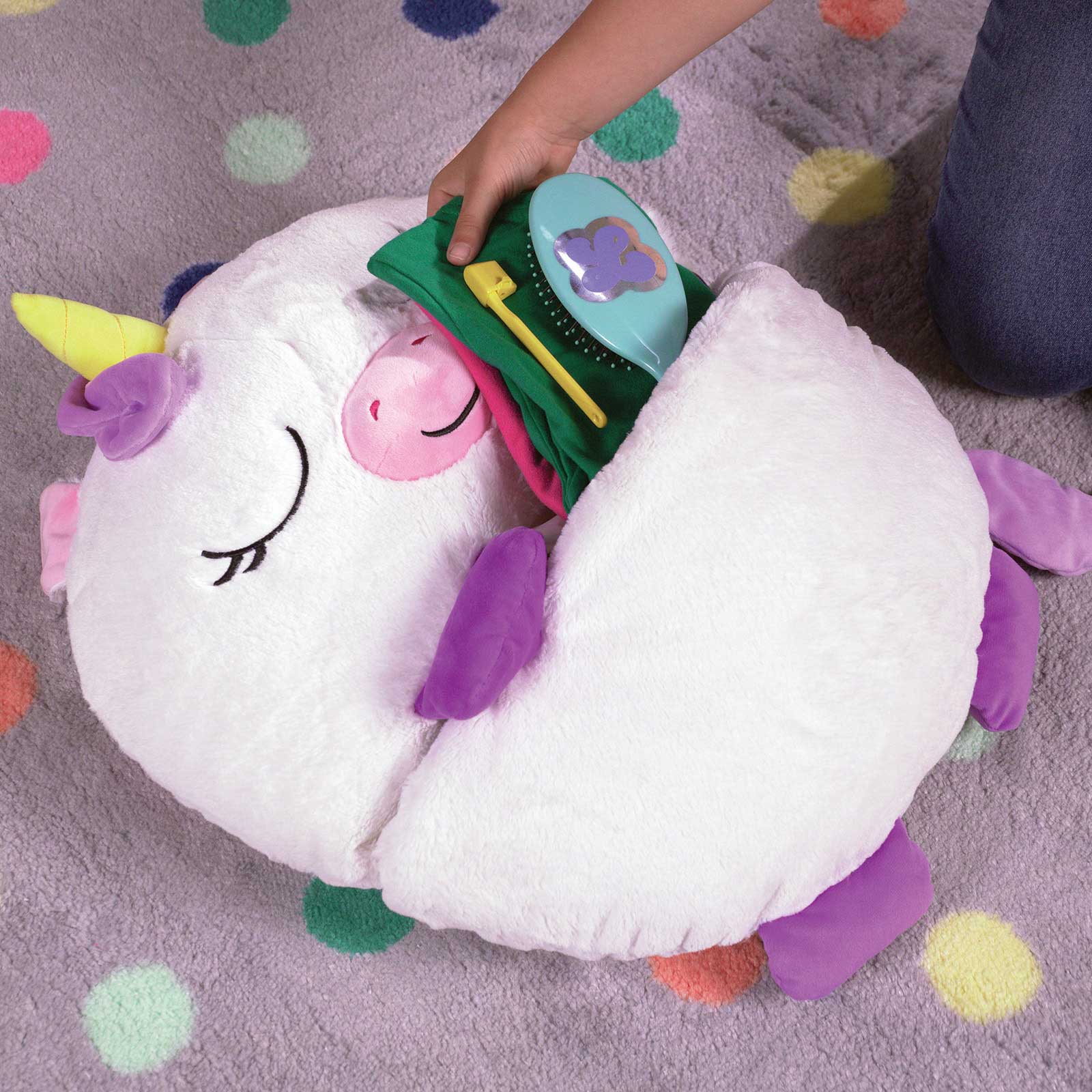 Dormi Locos - Peluches Grandes Unicórnio Branco - 167 cm x 76 cm 7