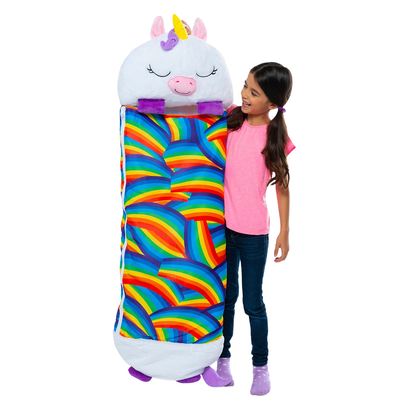 Dormi Locos - Peluches Grandes Unicórnio Branco - 167 cm x 76 cm 9