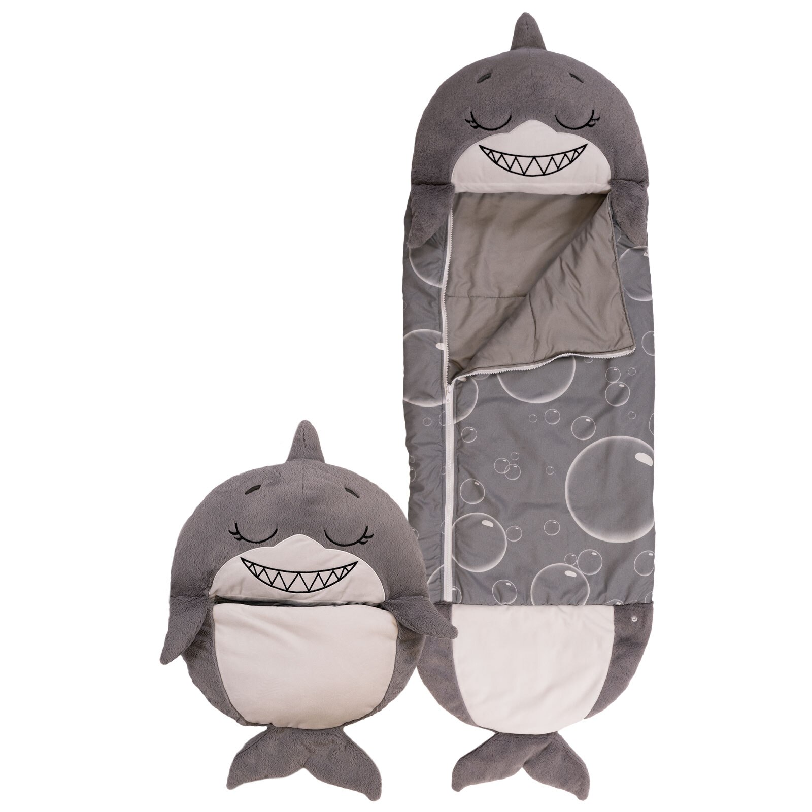 Dormi Locos - Peluches Grandes Tubarão - 167 cm x 76 cm 5