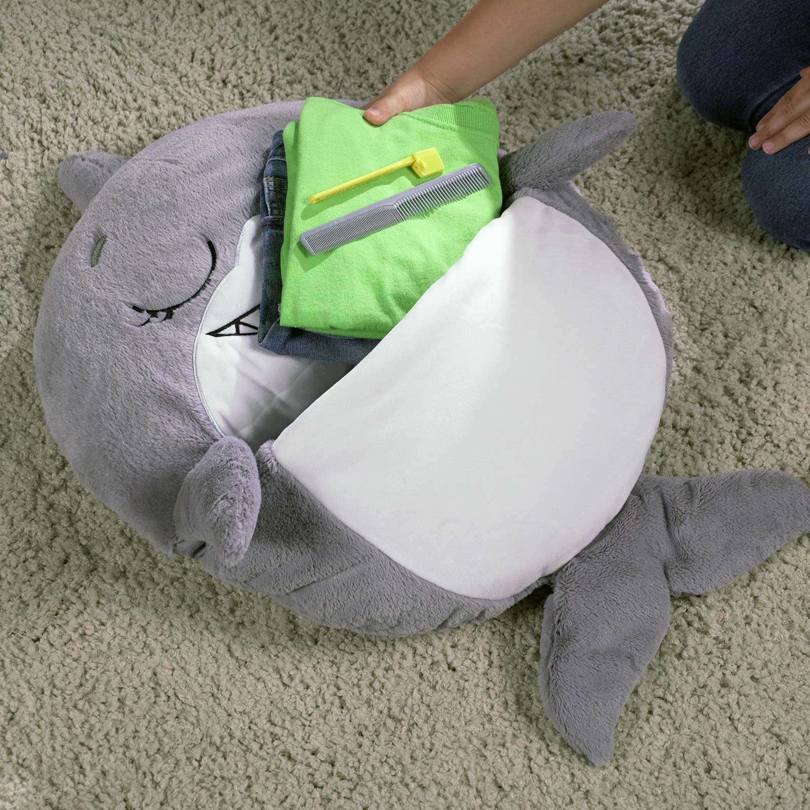Dormi Locos - Peluches Grandes Tubarão - 167 cm x 76 cm 6