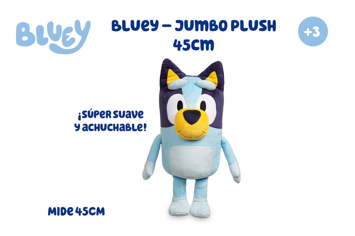 Peluche Jumbo XL Bluey My Size - 36 Pollici (92 Cm) Di Tenerezza, Nuovo Per Bambini 3+