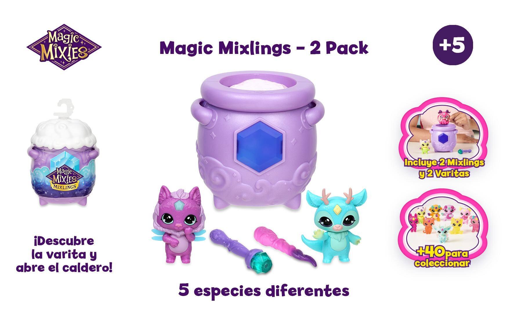 Peluche Double Pack con Caldero Magic Mixies Mixlings My Magic Mixie 5