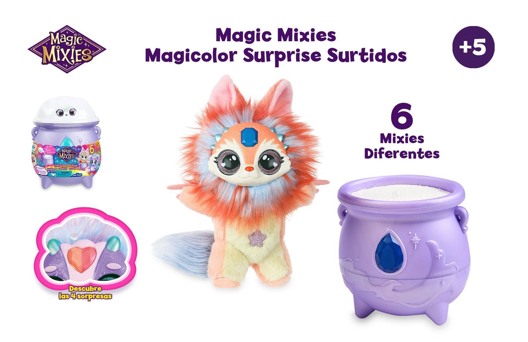 Peluche sorpresa  Magicolor Surprise con caldero Magic Mixies My Magic Mixie 11
