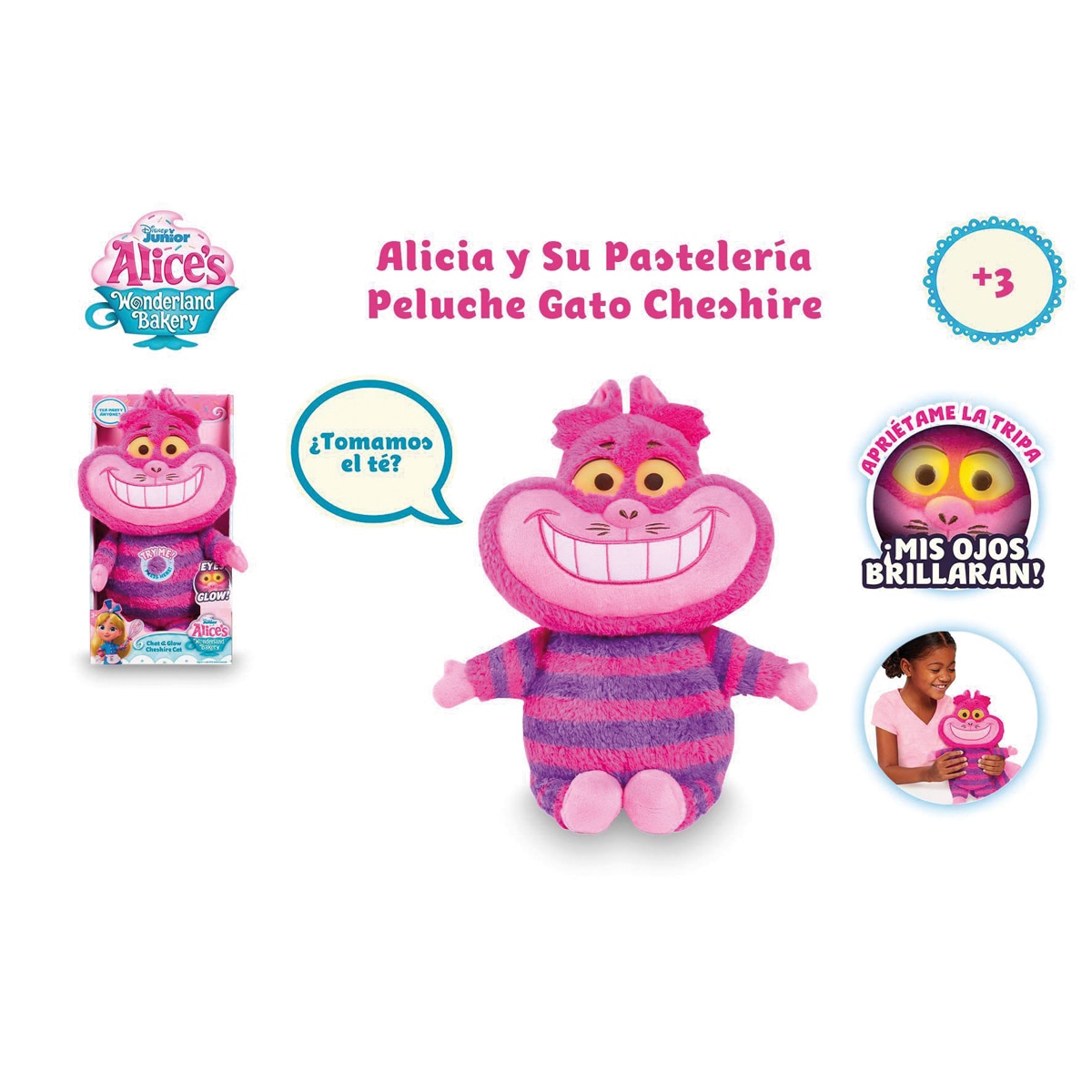Peluche Gato Cheshire Alicia y Su Pasteleria 8