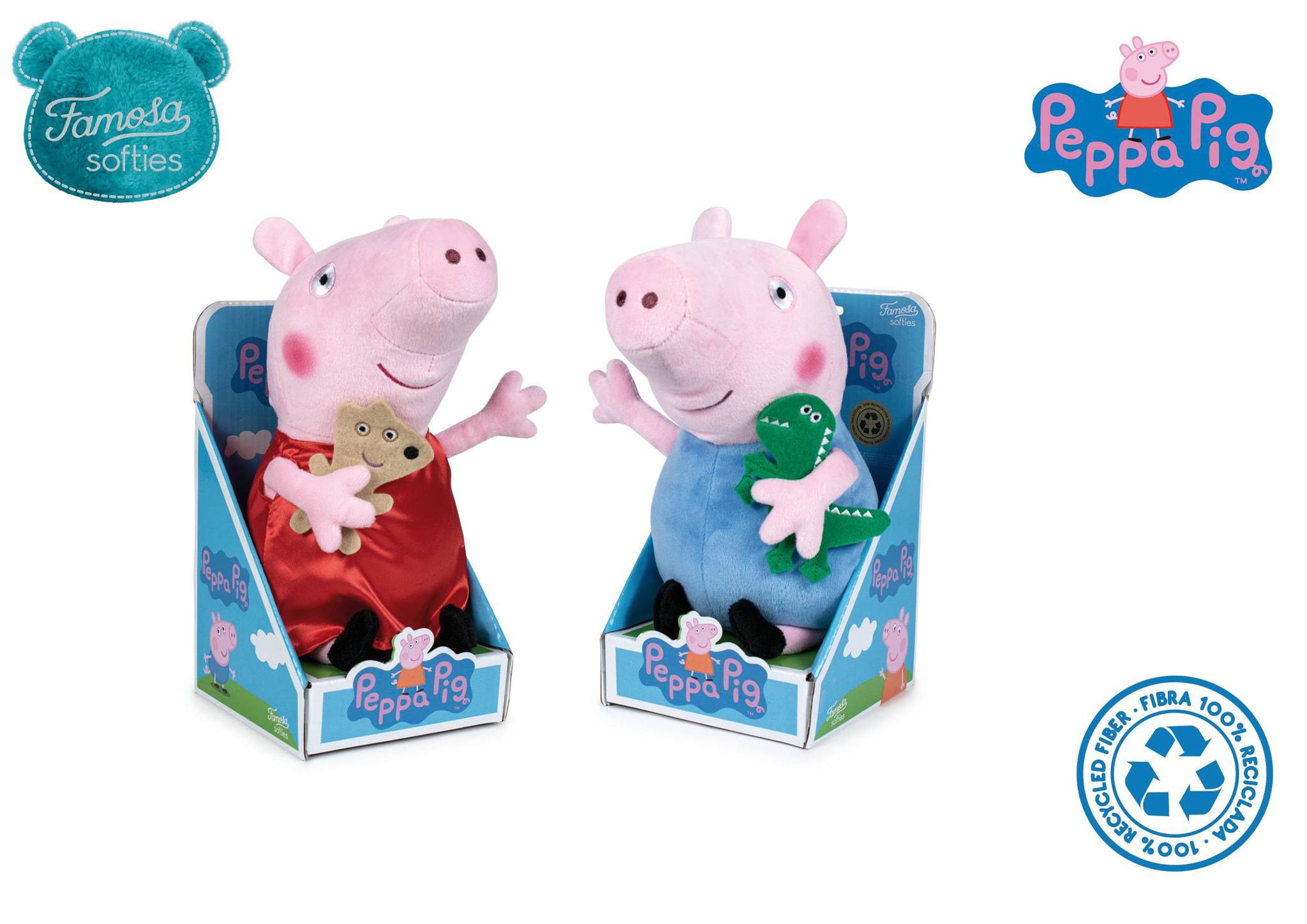 Peluches Peppa & George 27 cm 6