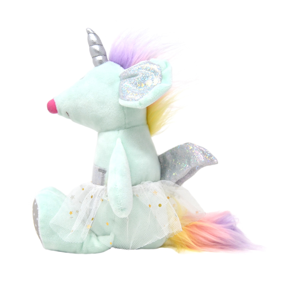 Peluche Ratón Unicornio Ratoncito Dulces Sueños Runi 4
