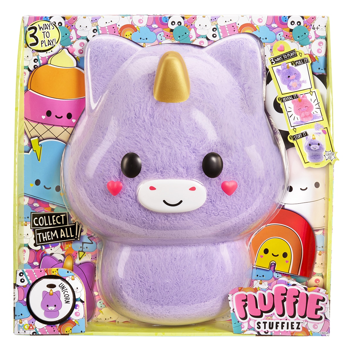 Peluche Coleccionable surtido 3 -en- 1 Grande Serie 1 Fluffie Stuffiez MGA 6