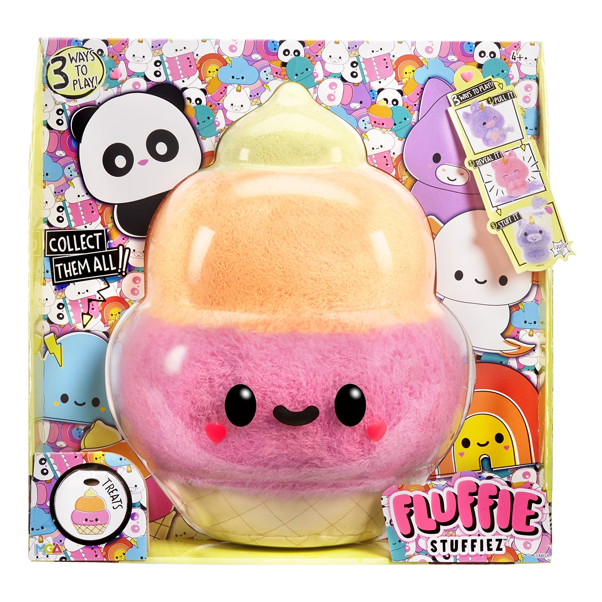 Peluche Coleccionable surtido 3 -en- 1 Grande Serie 1 Fluffie Stuffiez MGA 9