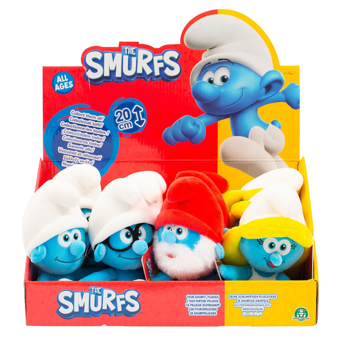 Peluche 20 cm Plush Pitufos Famosa modelos surtidos 10