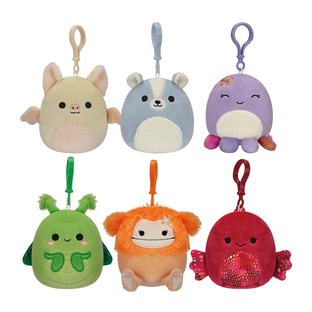 Peluche Squishmallows Clip-on Plush modelos surtidos