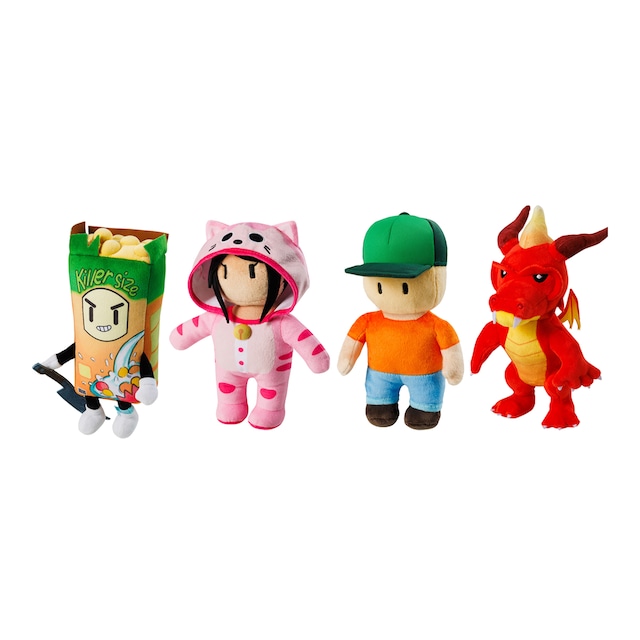 Peluche 20 cm de Stumble Guys con colgador Modelos Surtidos Bizak