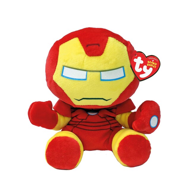 Peluche 15 cm Iron Man Beanie Babies Marvel TY