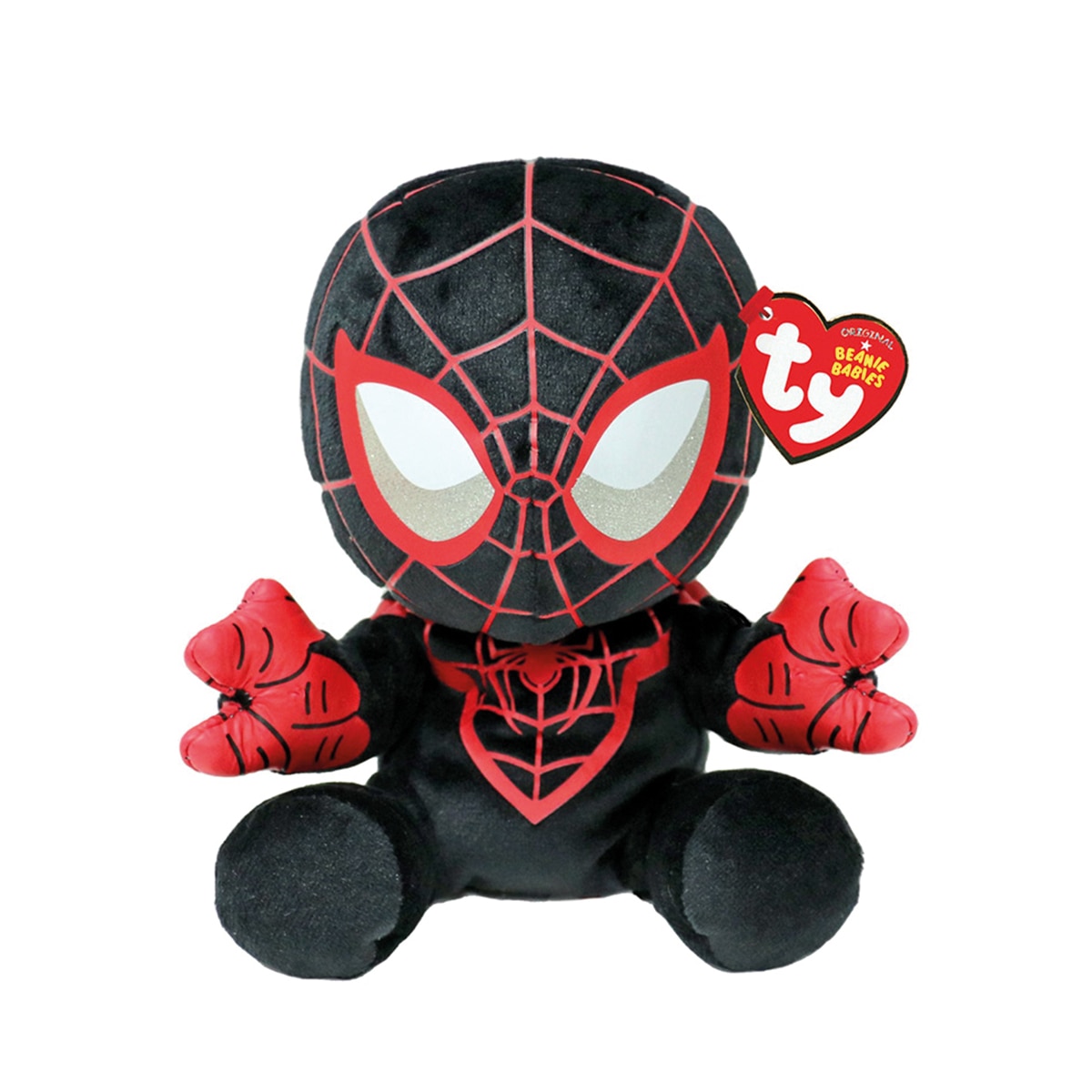 Imagen 0 de Peluche 15 cm Spiderman Beanie Babies Marvel TY