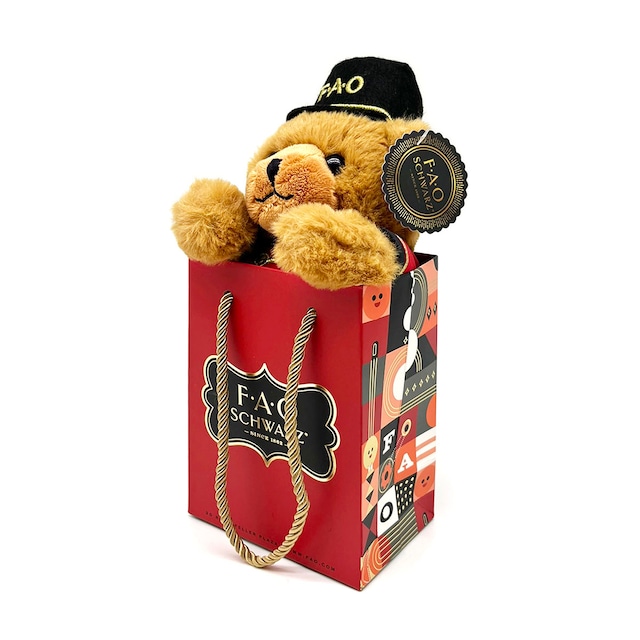Oso de peluche con uniforme F.A.O. Schwarz