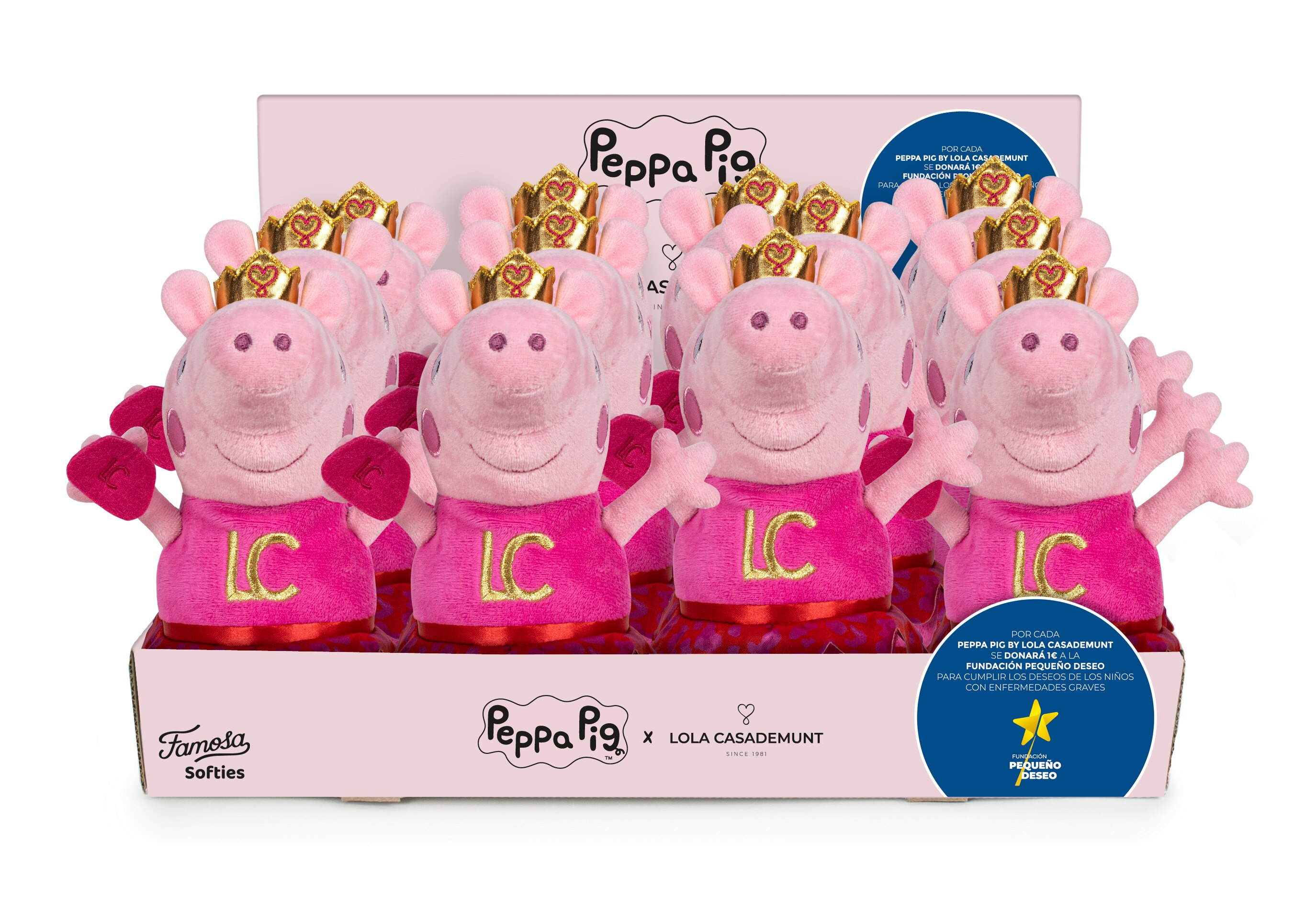 Peluche 20 cm Peppa Pig Lola Casademunt 2