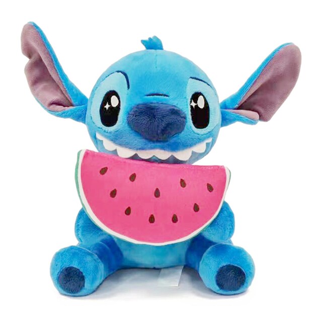 Imagen 0 de Peluche Stitch con sandía 25 cm