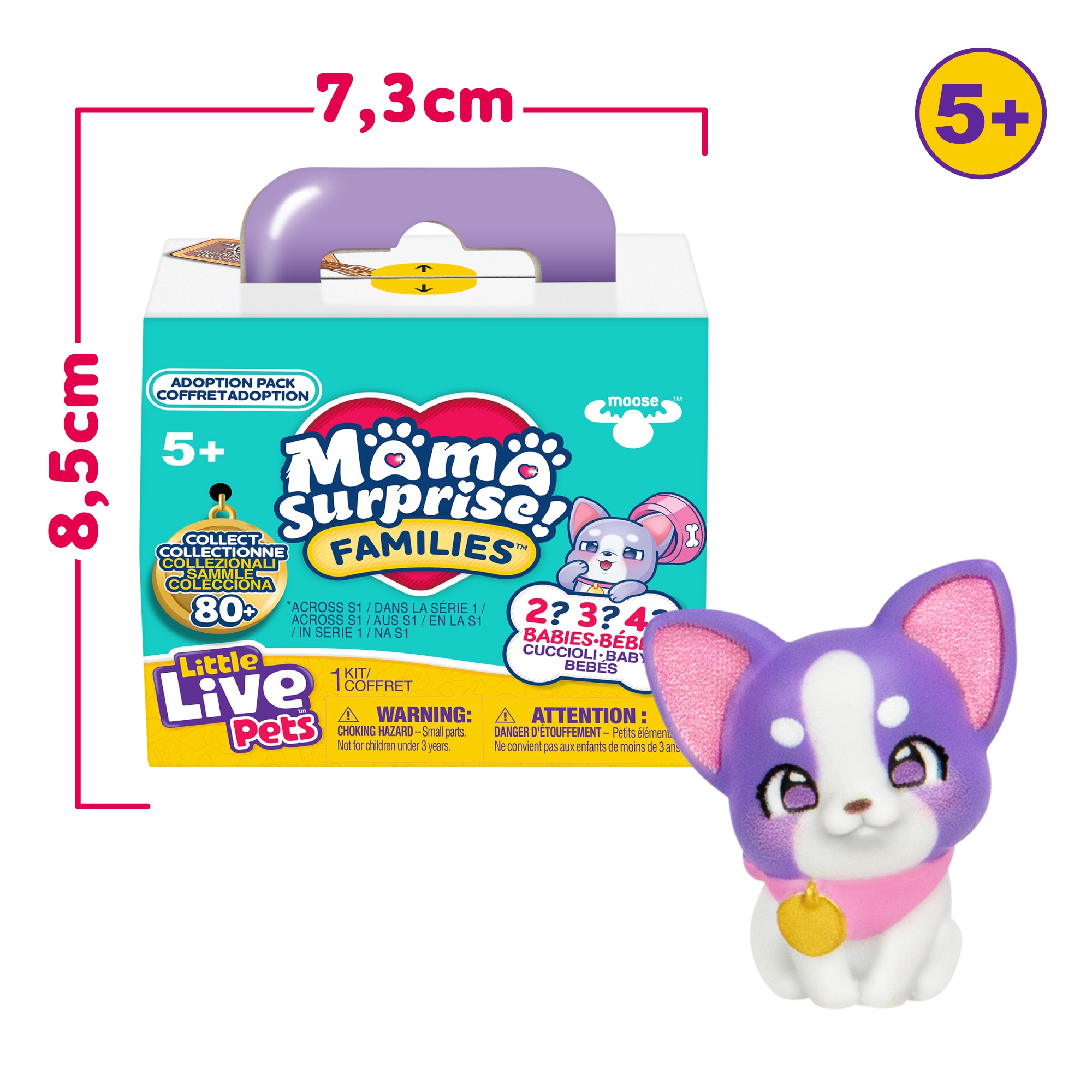 Little Live Pets Mini Mama Surprise Família Caezinhos Adotados - Artigo Sortido. Envio realizado de forma aleatória 2