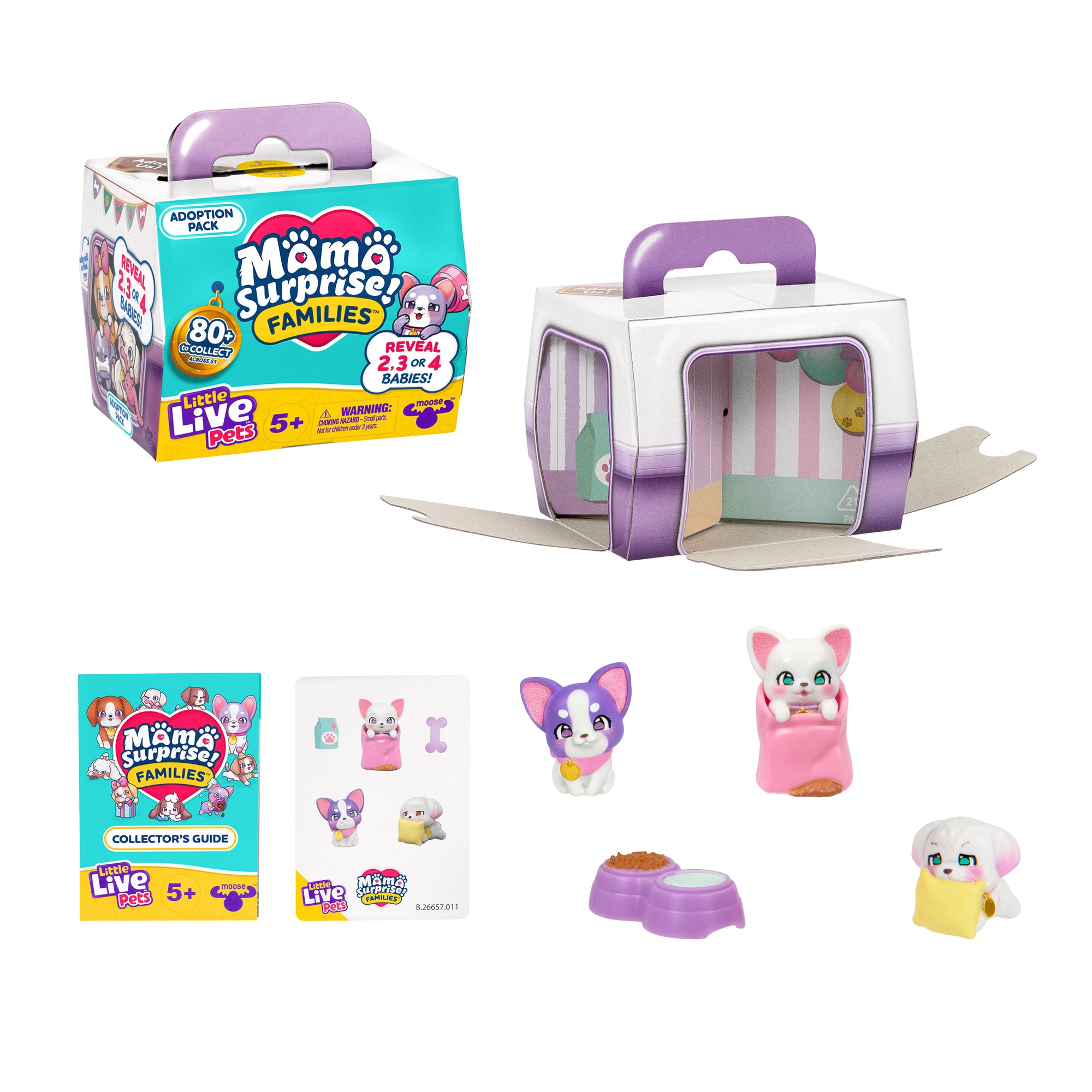 Little Live Pets Mini Mama Surprise Família Caezinhos Adotados - Artigo Sortido. Envio realizado de forma aleatória 5