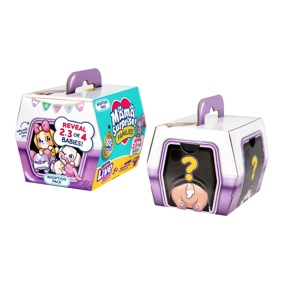 Peluche Puppy Adoption Mama Surprise Families Little Live Pets modelos surtidos 8