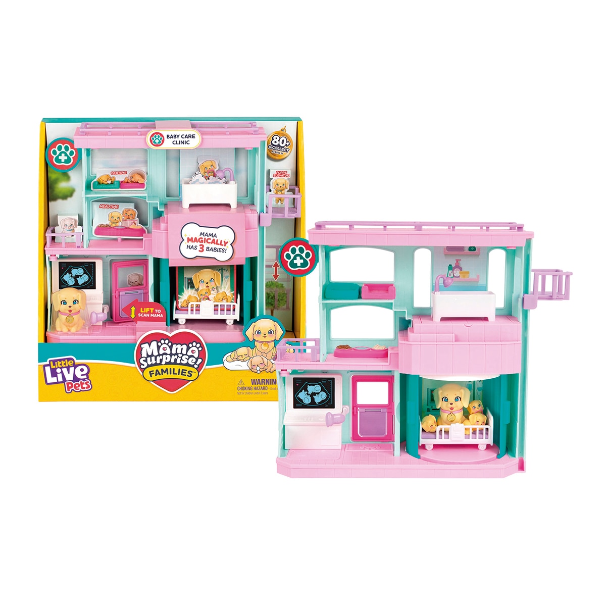 Little Live Pets – Peluche Baby Care ClinicMama Surprise Families Little Live Pets modelos surtidos.