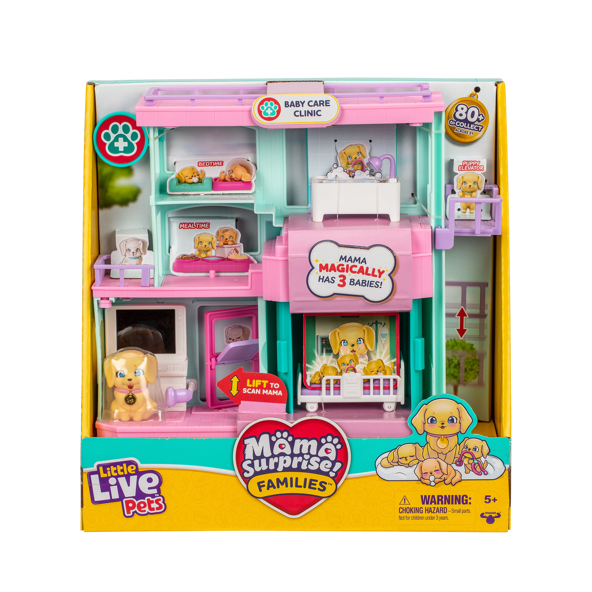 Peluche Baby Care ClinicMama Surprise Families Little Live Pets modelos surtidos 6