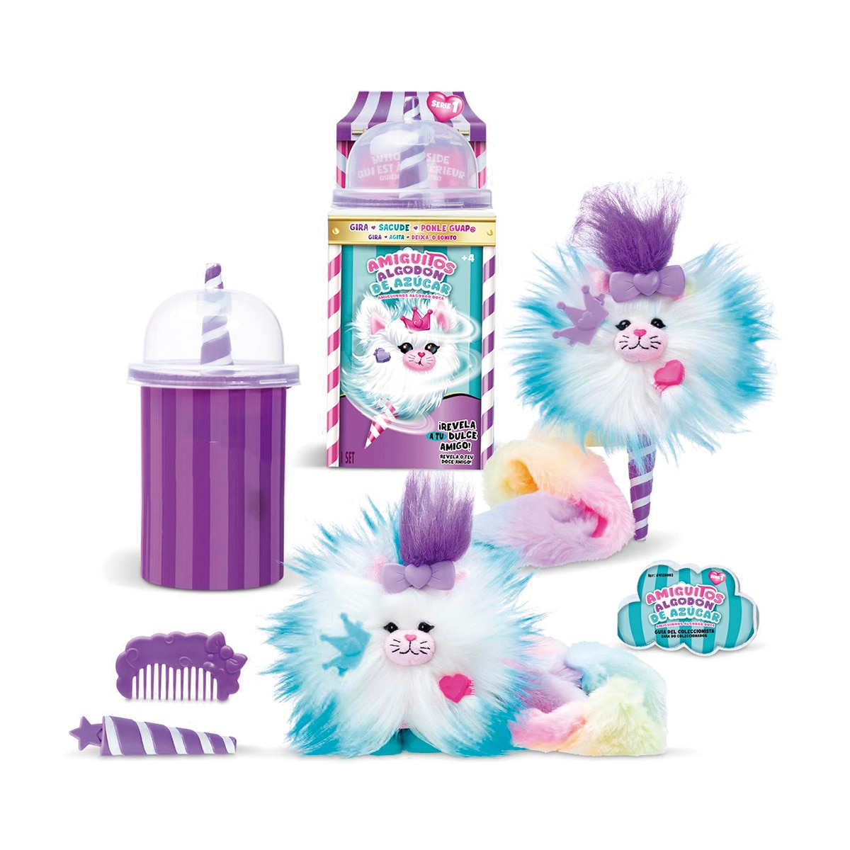 Imagen 0 de Peluche Amiguitos algodón de azúcar Bizak modelos surtidos