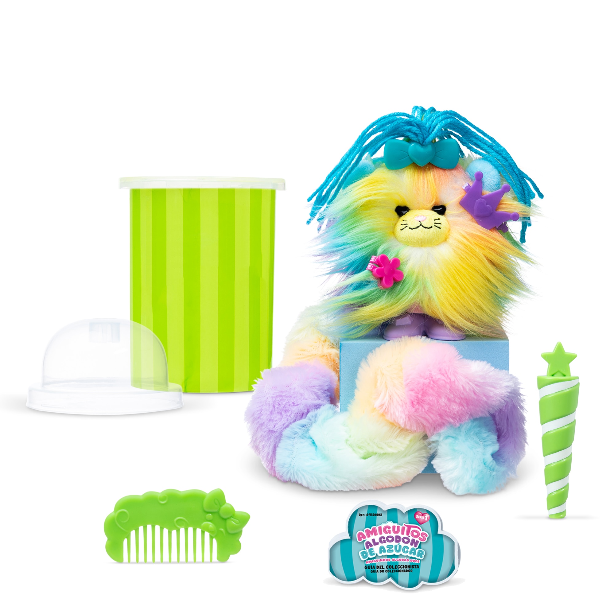 Peluche Amiguitos algodón de azúcar Bizak modelos surtidos 6