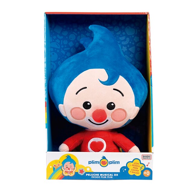 Peluche musical Payaso Plim Plim