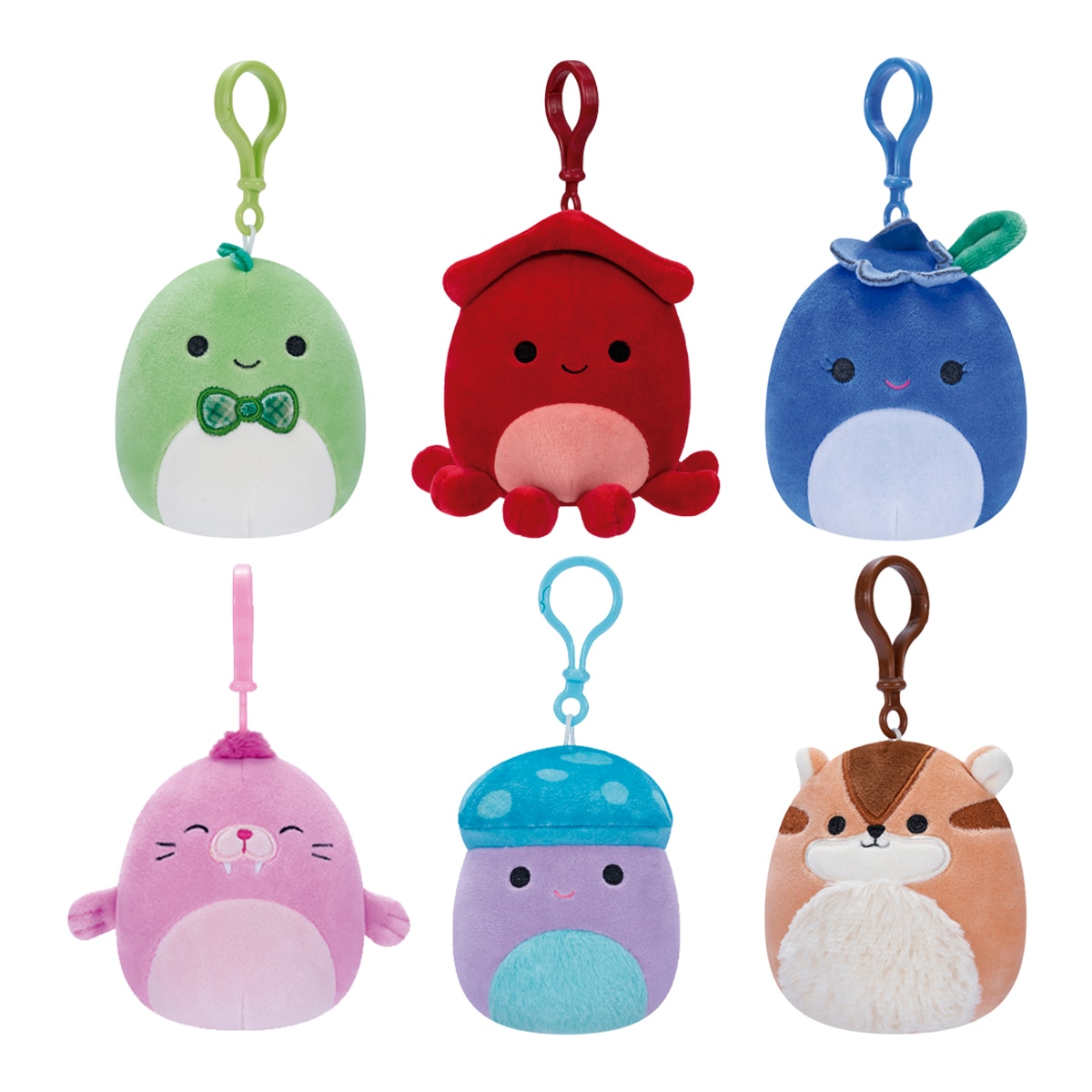 Imagen 0 de Llavero Clip-On Squishmallows modelos surtidos