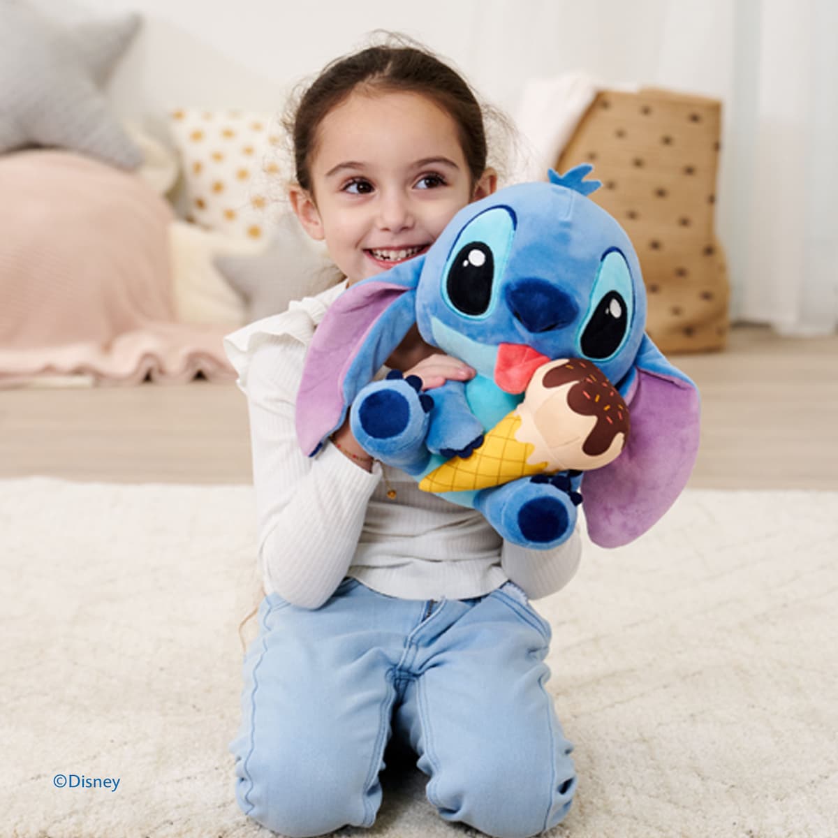 Peluche con helado Disney Stitch Simba 3