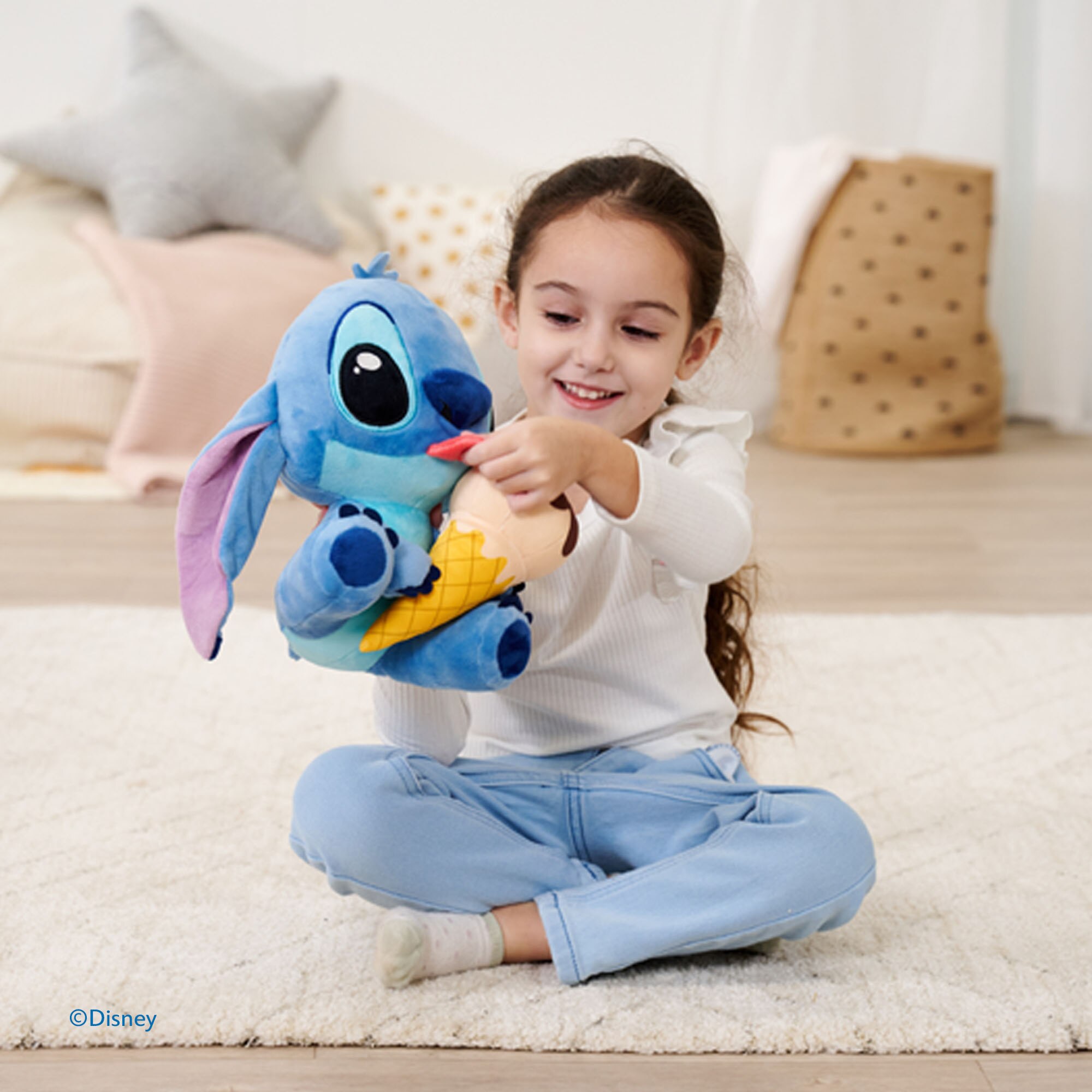 Peluche con helado Disney Stitch Simba 4